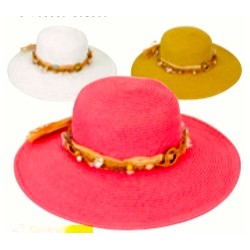 T2932  CHAPEAU F PAILLE PAPIER  3433040029323